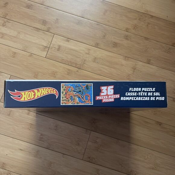 Hot Wheels Floor Puzzle 36 Pieces Large 30X20 Completed NEW - Picture 4 of 7